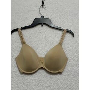 Natori 32DDD Beige‎ Full Coverage Underwire Bra Lace Straps Everyday Comfort